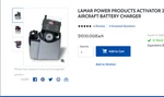 Aircraft Ni-cad/lead Acid Battery Charger. Fixed Price $582.03.