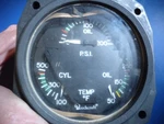 Beechcraft Engine Tri-gauge Pn 58-380084-3 As Removed. Fixed Price $99.99.
