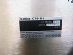 622-3882-001 Collins CTS-451 Dme Test Set (input Voltage: 14-28). Fixed Price $476.00.