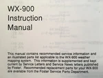 Bfgoodrich Stormscope WX-900 Service & Parts Instruction Manual. Fixed Price $118.95.