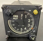 Sperry RA100A Radio Altimeter Indicator Pn 4031608-901 (as Removed). Fixed Price $250.00.