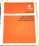Collins VIR-130A/C Navigation System 1983 Instruction Manual Vor/ils VIM-130. Fixed Price $61.75.