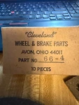 26 Cleveland Brake Lining 66-4 Pads Nos. Fixed Price $22.65.