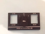 Piper Autocontrol Iiib Cosmetic Panel With Roll Knob. Fixed Price $195.00.