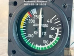 Aerosonic Airspeed Indicator 25025-0177 2", 40 Knots 28V Light. Fixed Price $690.00.