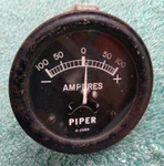 Vintage Piper 2" Amperes Gauge P/n D-2684 Aviation Instrumentation Amps. Fixed Price $25.00.
