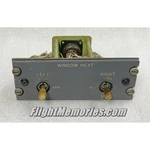 United Airlines Boeing 727 Window Heat Control Panel, 69-15970-5. Fixed Price $109.99.