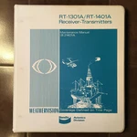 Bendix Avionics RT-1301A & RT-1401A Radar Service Manual. Fixed Price $191.83.