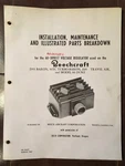 Oeco Beechcraft 60-389017/-1 Voltage Regulator Install Service & Parts Manual. Fixed Price $123.52.