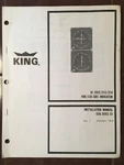 King KI-201C, KI-213 And KI-214 Install Manual. Fixed Price $81.35.