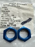 (2) Aerospace Nut AN924-12D Wesco Tri-fitting Bulkhead Thread Aluminum. Fixed Price $14.77.