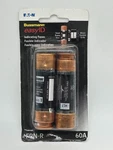 2PK Bussman 60A Frn-r Easyid Indicating Fuses. Fixed Price $17.09.