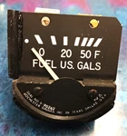 Piper/rochester Pn 6246-00131, 5-90262 Fuel Gauge 50 Us Gals. 14V. Fixed Price $199.92.