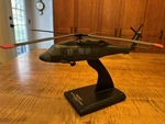 Sikorsky UH-60L Us Army Blackhawk Helicopter Mahogany Resin 1/48 Scale Display. Fixed Price $175.00.
