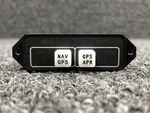 MD41-228 Mid-continent Gps Annunciation Control Unit With Connector (28V). Fixed Price $84.00.