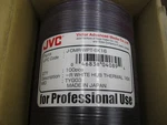 300 Original Jvc Taiyo Yuden Dvd-r, 16X,WHITE Thermal Hub PRINT,J-DMR-WPT-SK16. Fixed Price $125.00.