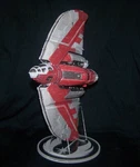 Acrylic Display Stand For Star Wars Micro Galaxy Ahsoka Tano T-6 Shuttle. Fixed Price $17.99.
