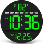 Digital Wall Clock With Large Led Display, Auto-brightness, Temperature, Low-.... Fixed Price $24.99.
