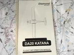 Diamond Aircraft DA20 Katana Flight Information Manual Paperback. Fixed Price $34.99.