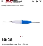 Dmc Daniels Mfg 809-088 Insertion And Removal Tool. Fixed Price $450.00.