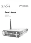 Zaon Mrx Pcas Owners Manual - Black & White Print Free Shipping Within Usa. Fixed Price $26.95.