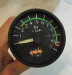 Bendix Rpm Indicator Gauge P/n 6883619-1, DSN1591-1 Overhauled 2015. Fixed Price $209.99.