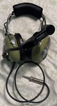 David Clark Aviation Headset W/ Boom Mic M-1A Only Tested Plz Read. Fixed Price $89.99.
