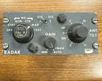 Bendix Aircraft Weather Radar Control Panel P/n 2070412-0102 BIN17. Fixed Price $149.00.