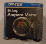 Cen-tech 50 Ampere Meter Unused In Box. Fixed Price $7.00.