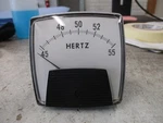 Frequency Meter 50-254350AGAG2JBG Range: 45-55HZ Used. Fixed Price $30.00.