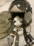 Gentex Usaf Fighter Pilot Flight Helmet David Clark Comms Visor Oxygen Mask. Fixed Price $1900.00.