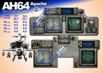 AH64 Apache Cockpit Instrument Panel Cdkit. Fixed Price $37.99.