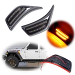 2PCS For 2018-2024 Wrangler Jl Amber Led Front Bumper Turn Signal Markers Lights. Fixed Price $19.99.