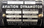 Vintage Bendix Aviation Dynamotor Type Da 110A (parts Only). Fixed Price $149.00.