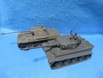 Wwii German Heavy Tanks, Tiger + Panther By Classic Toy Soldiers, Plastic. Fixed Price $27.95.