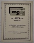 Narco VOA-2 Omniplexer Operation Installation & Service Manual-original. Fixed Price $13.80.